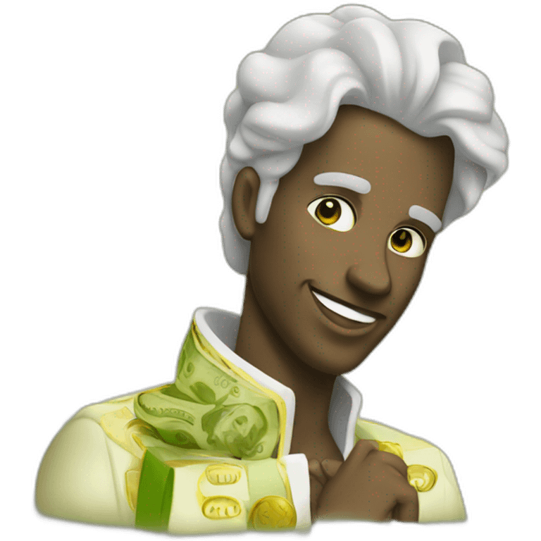 Prince with money  emoji