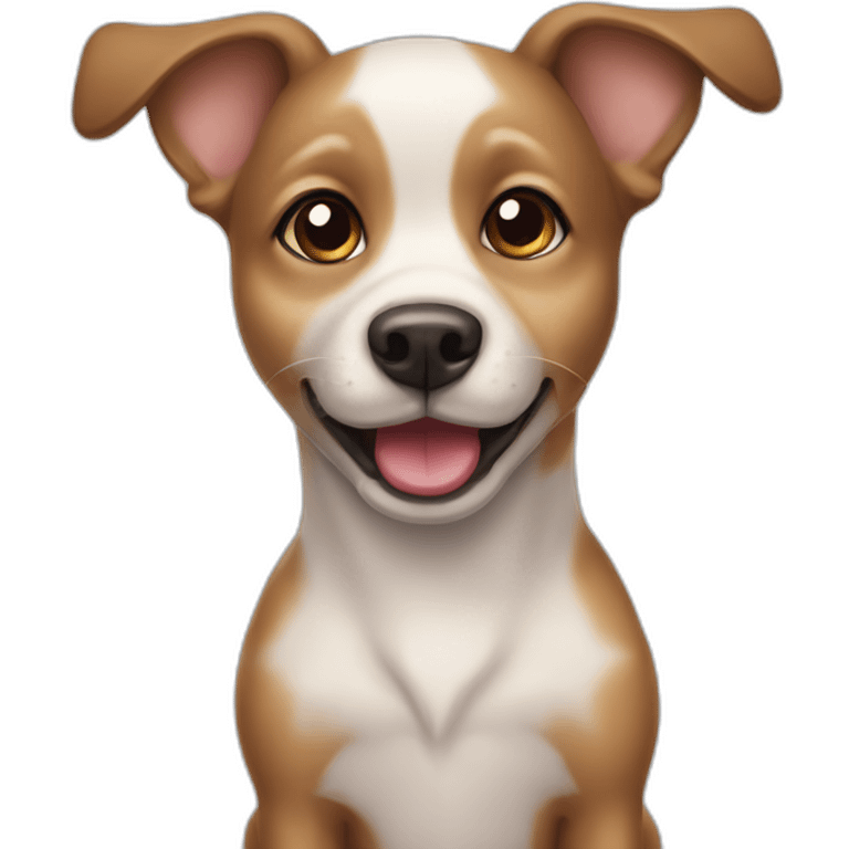 cute happy baby dog emoji