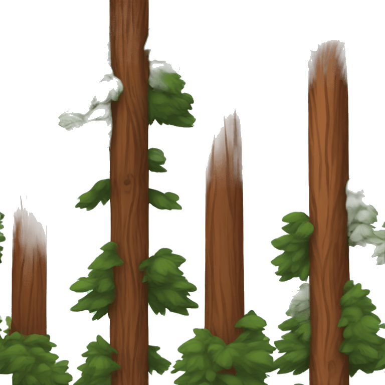 Redwood trees emoji