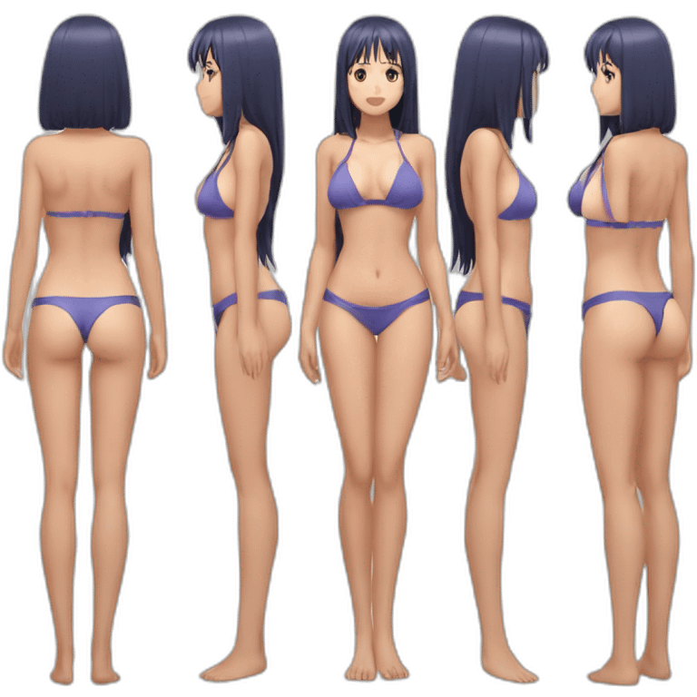 hinata hyuga full body pawg micro bikini back focus emoji