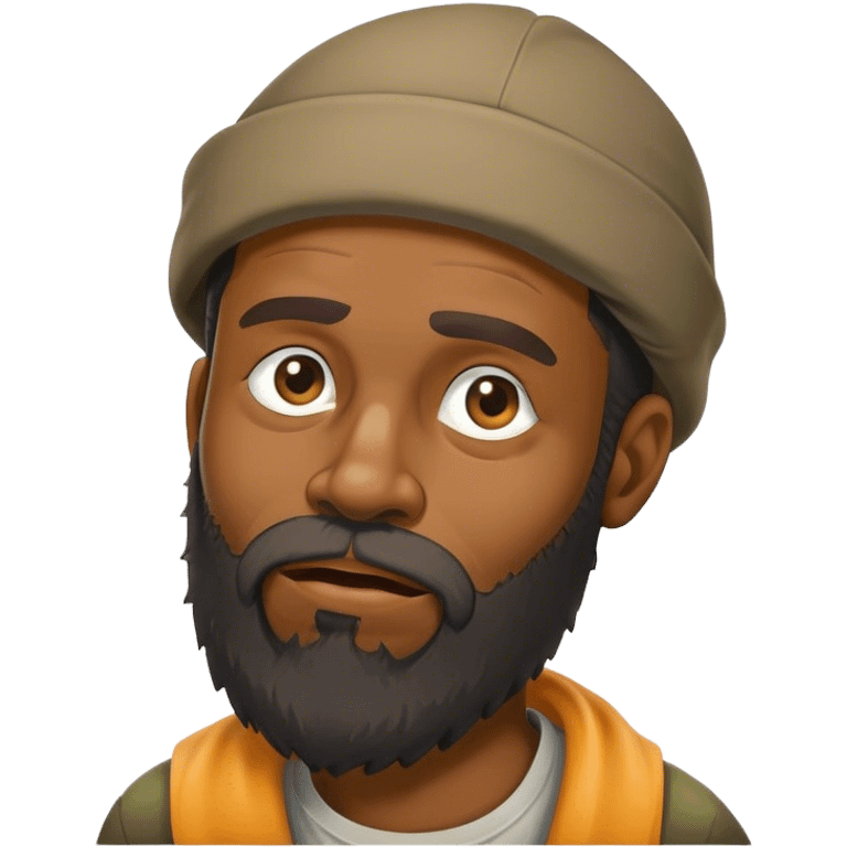 drunk homeless black guy emoji