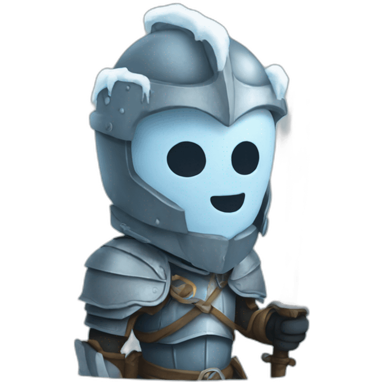 Frozen knight  emoji