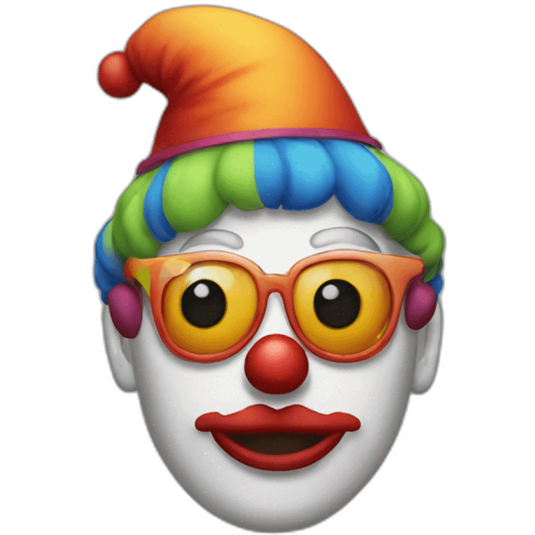 clown with eye patch emoji