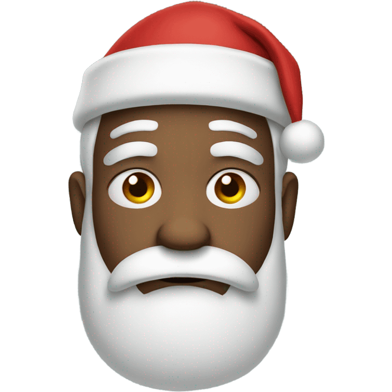 Sad Santa  emoji