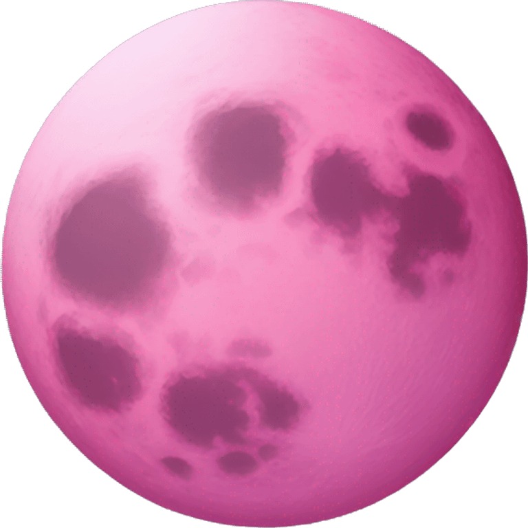 pink moon emoji