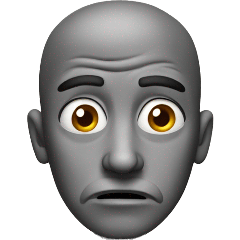 A disgusted person  emoji