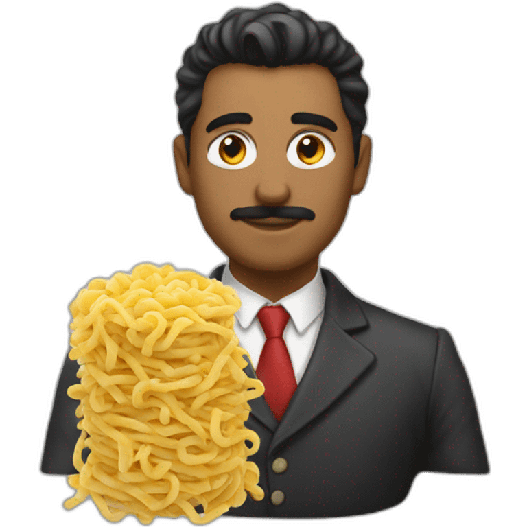 a las pastas con Gustavo  emoji