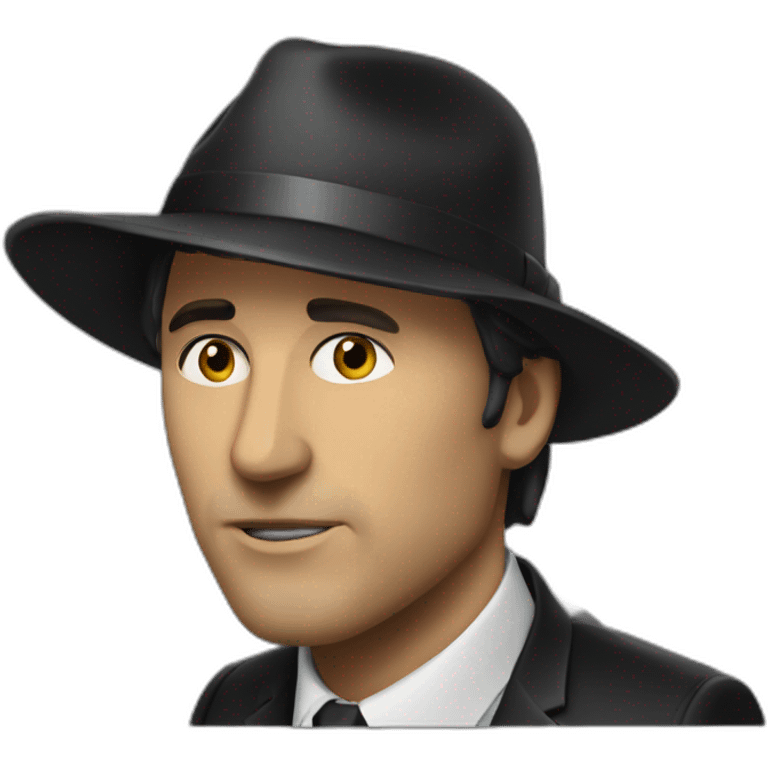 Éric zemour noir emoji