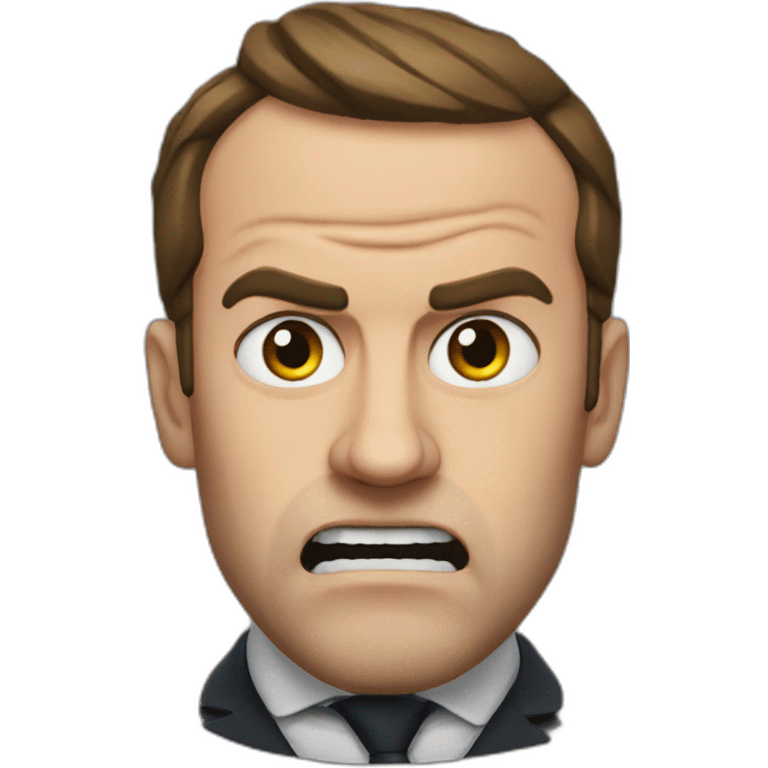 Macron angry emoji