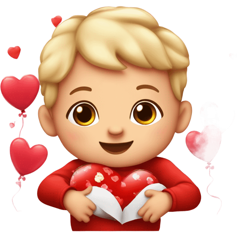 Valentine’s Day baby emoji