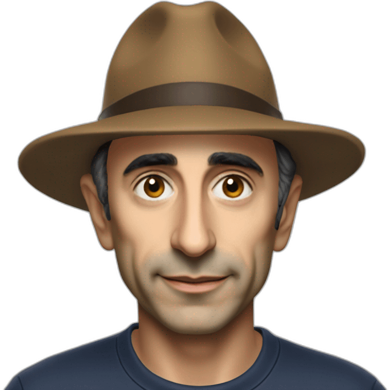 Eric Zemmour avec le chapeau de Mario emoji