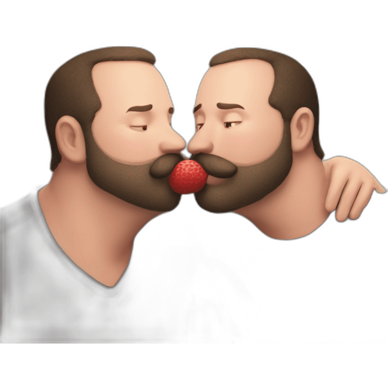 tom segura kissing bert kreischer emoji