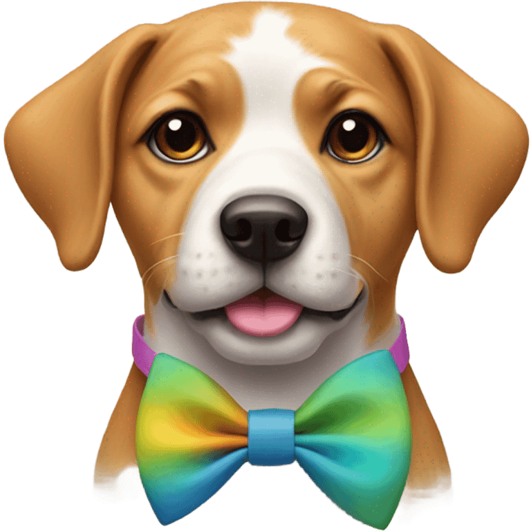 dog with bow emoji