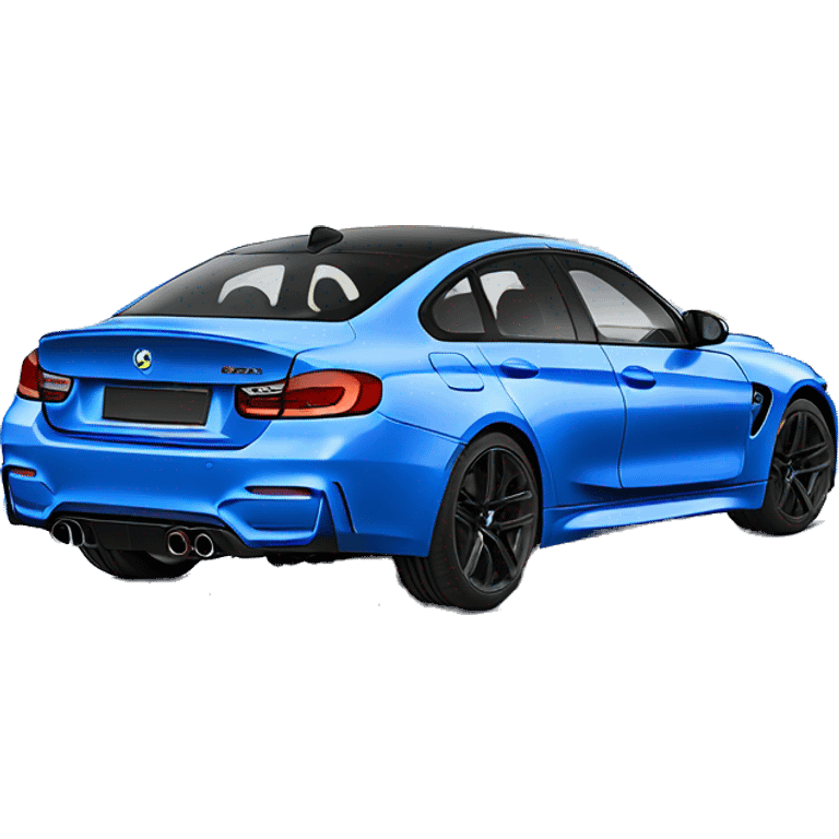 blue M4 Competition 4 door emoji