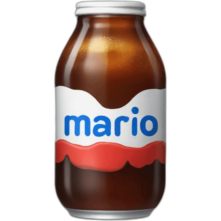 Mario drink cola emoji