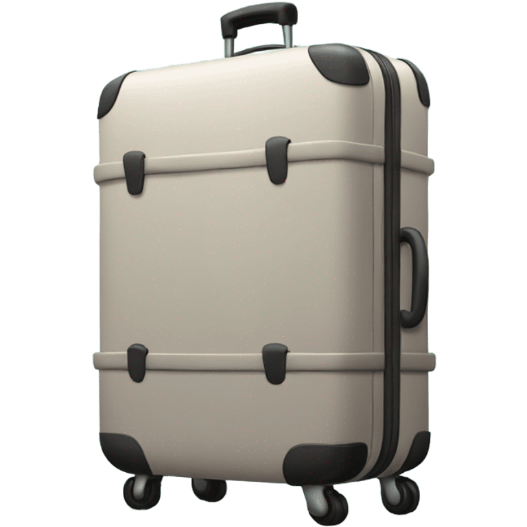 minimal rolling suitcase emoji