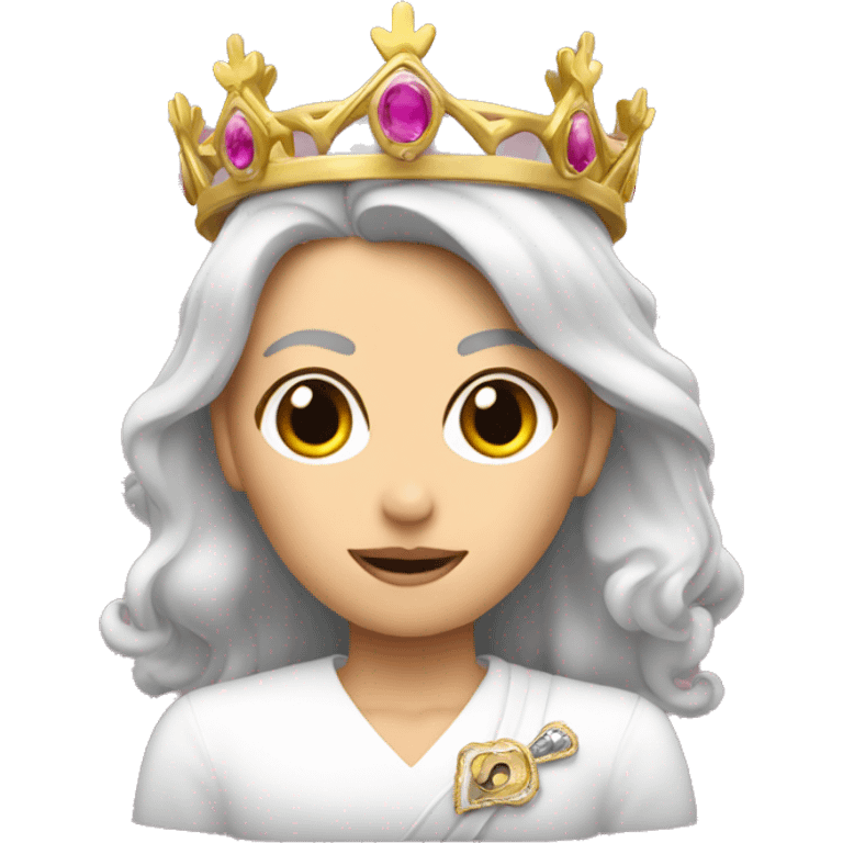 kim dokja with princess crown  emoji