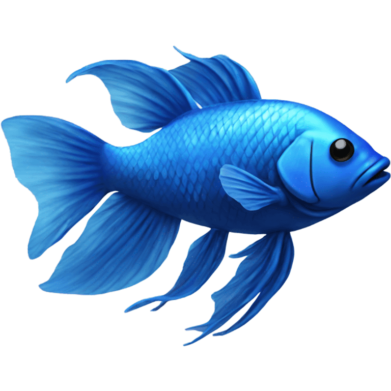 blue beta fish emoji