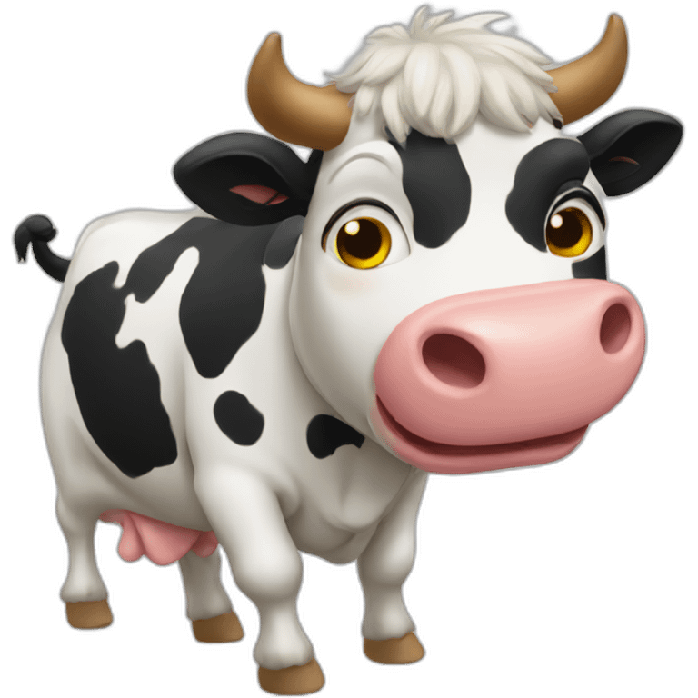 Cow-dance emoji