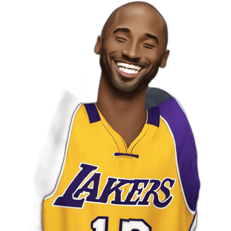 Kobe Bryant laughed in a helicopter emoji