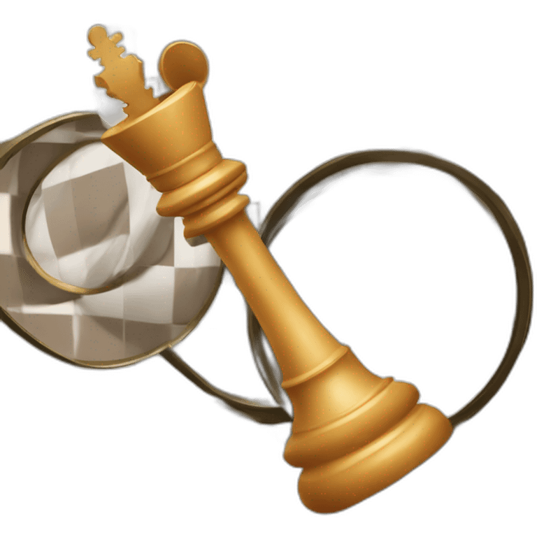 chess and magnifying glass emoji