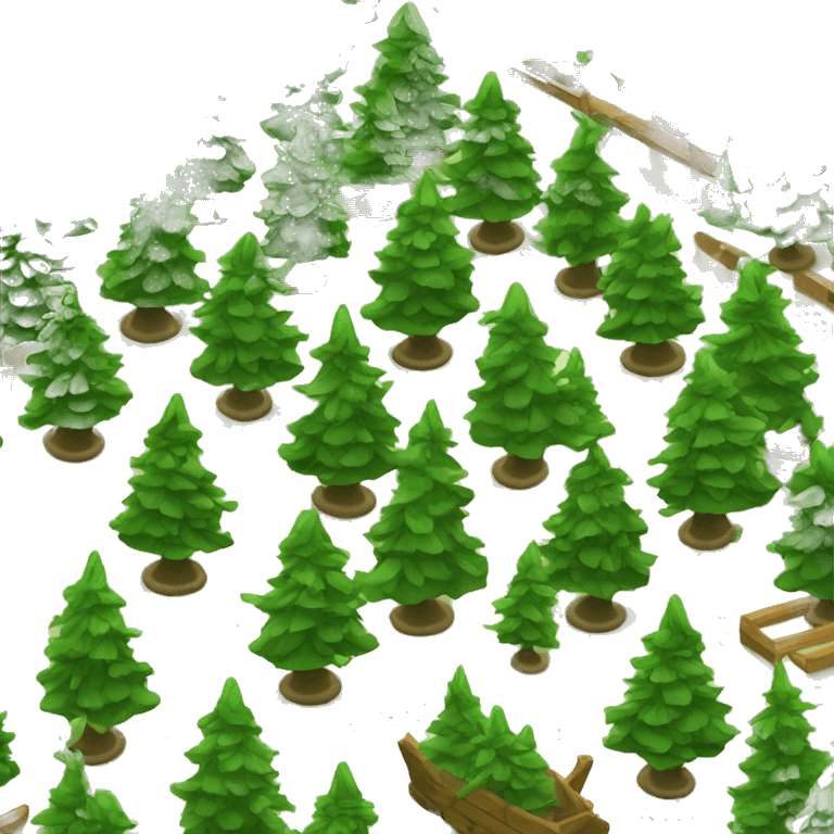 Christmas tree farm  emoji