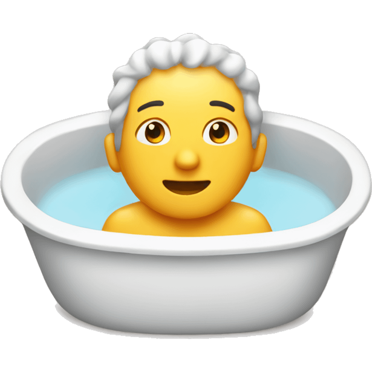 relaxing bath emoji