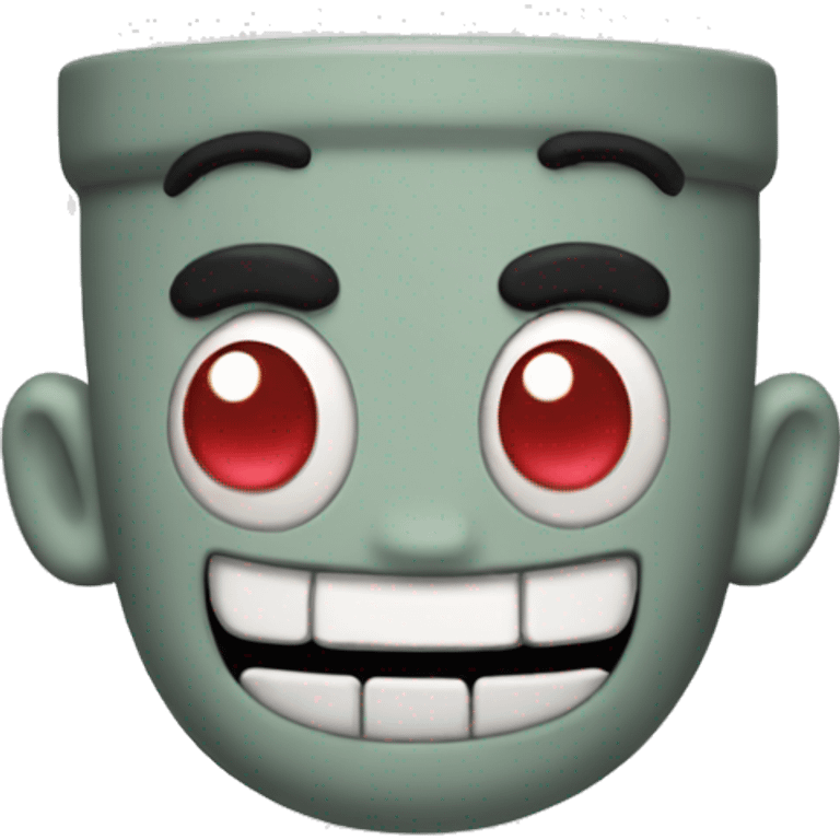 Cuphead video game character emoji