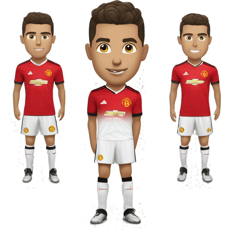 cristiano ronaldo à manchester united etant jeune emoji