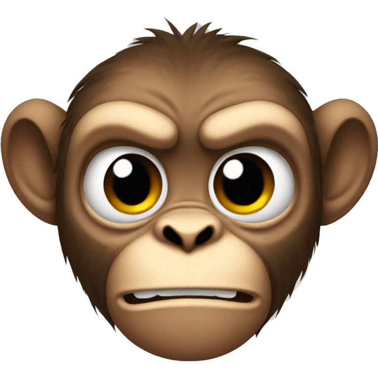 angry monkey emoji