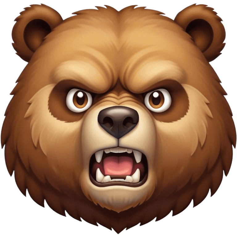 angry buff bear emoji