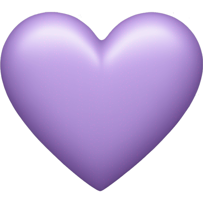 Pastel purple  heart emoji