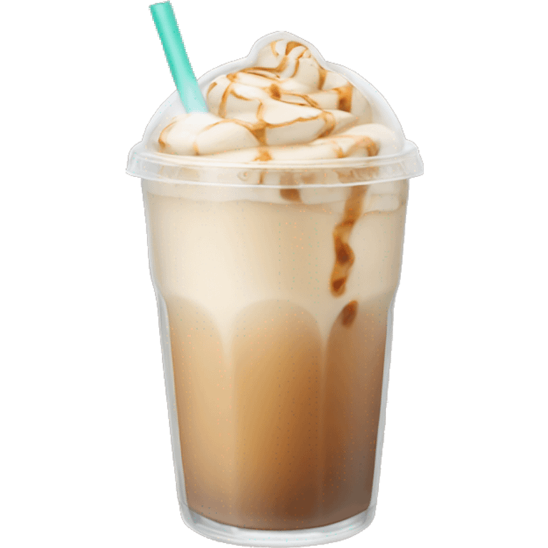 Iced chai latte emoji