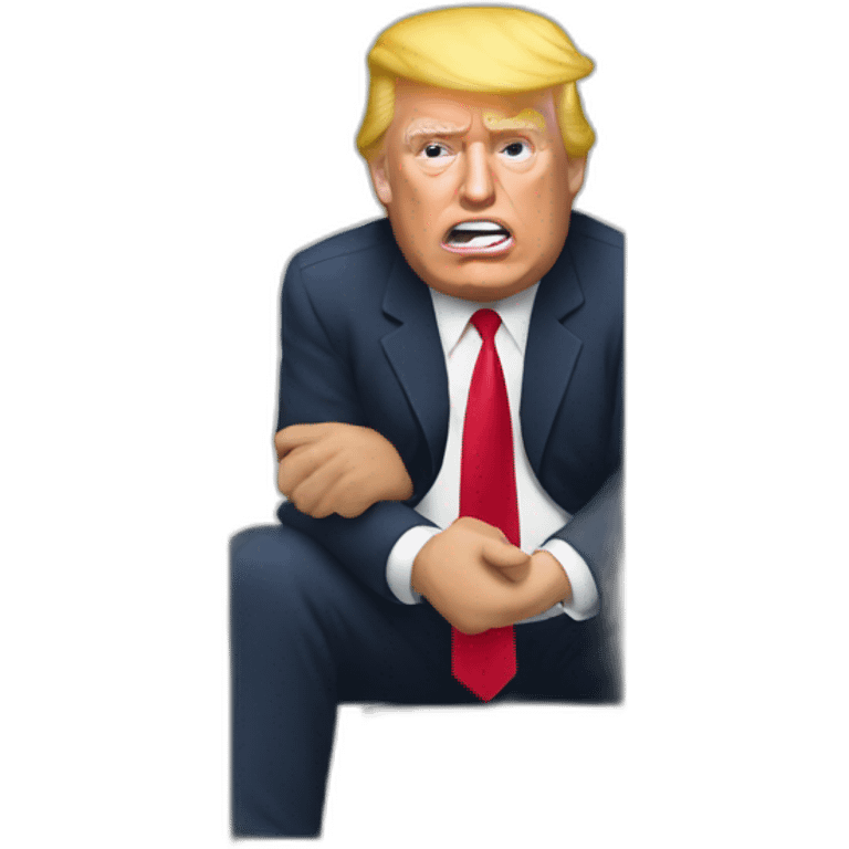 trump-getting-arrested emoji