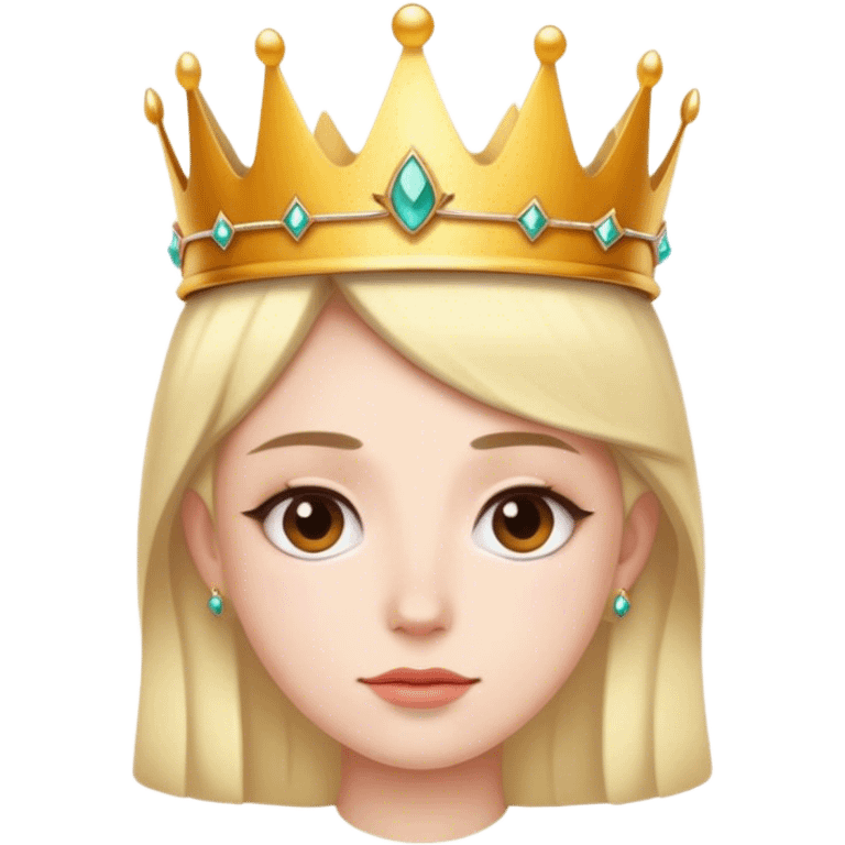 Me wearing a crown emoji