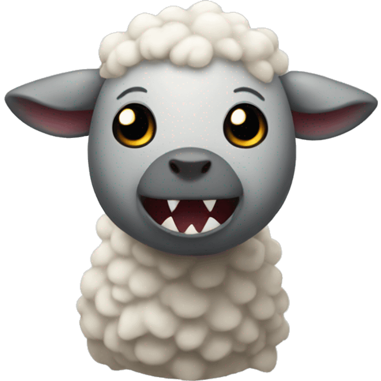 Lamb And shark combined  emoji