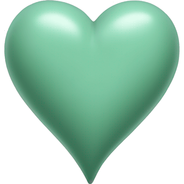 Celadon heart emoji