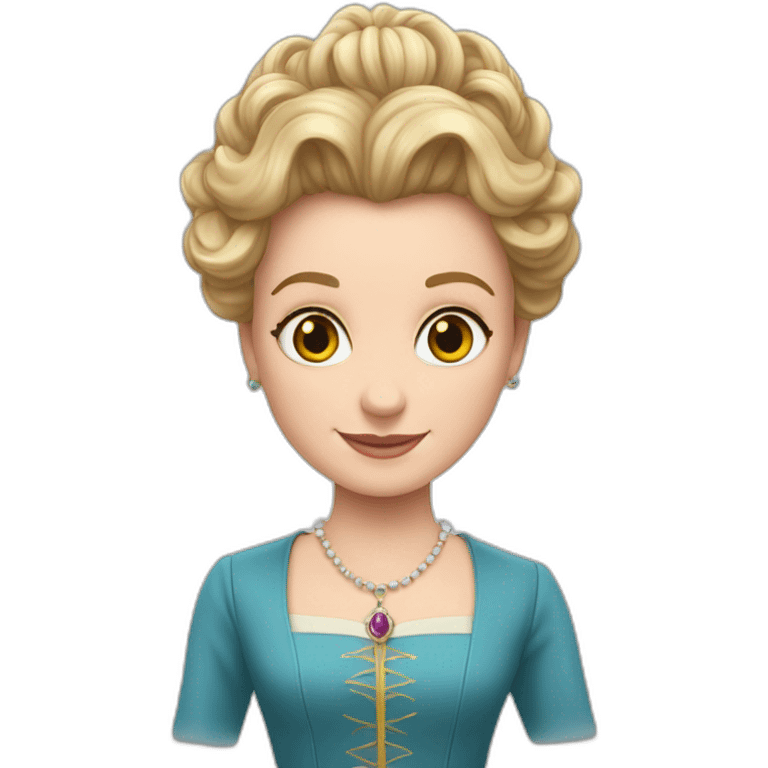 Le reine Elizabeth avec le choipeau d'Harry Potter emoji