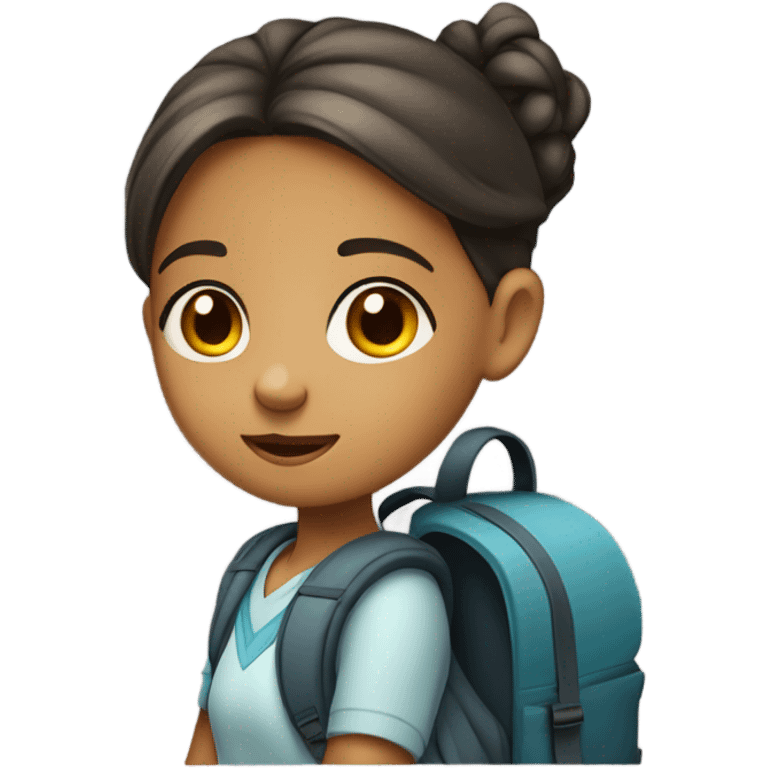 Girl student emoji