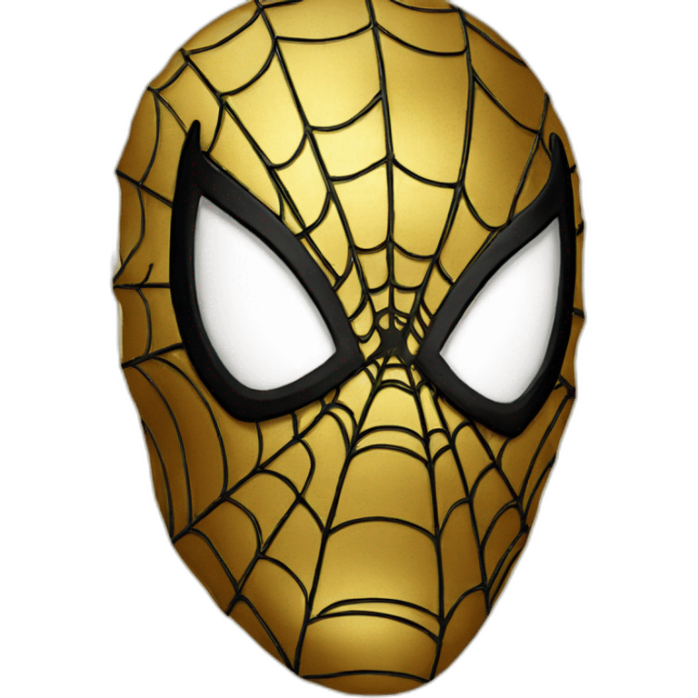 gold spiderman emoji emoji