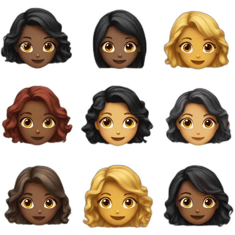 filles emoji