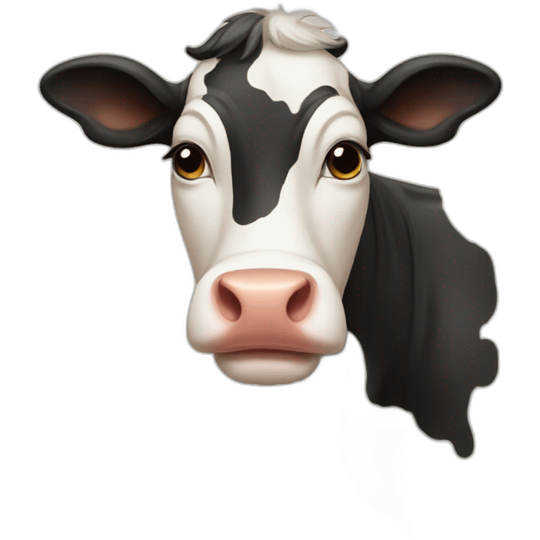 a proud cow emoji