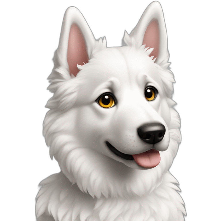 Chiot berger blanc suisse emoji