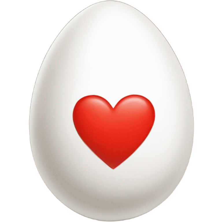 egg with heart emoji