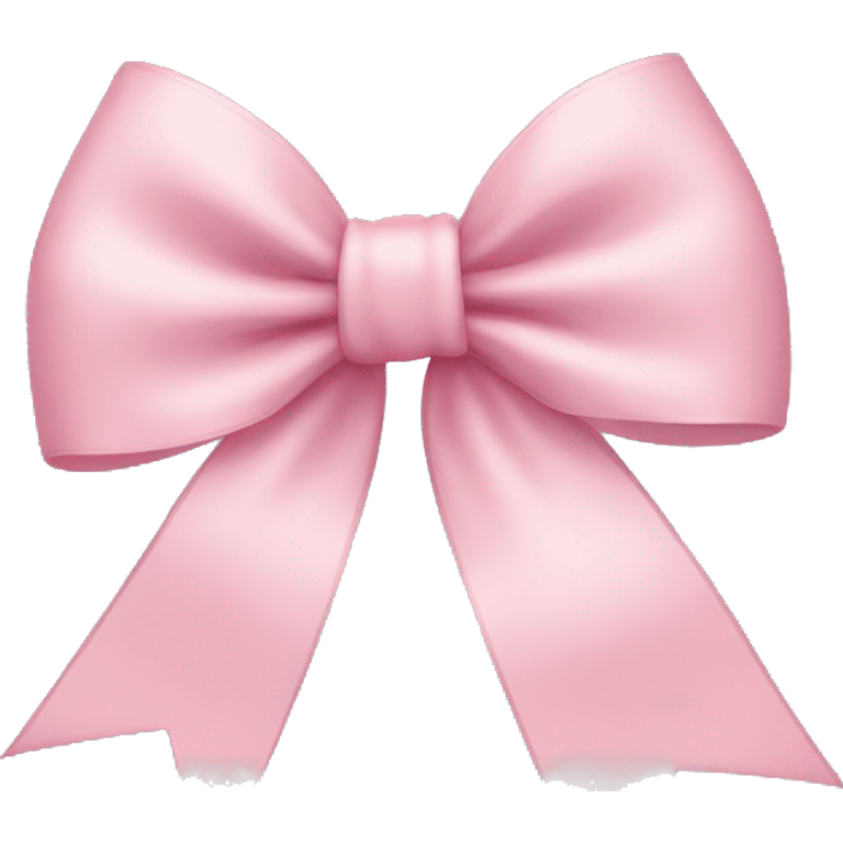 Light pink bow emoji