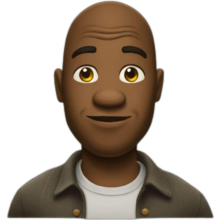 black-shrek emoji