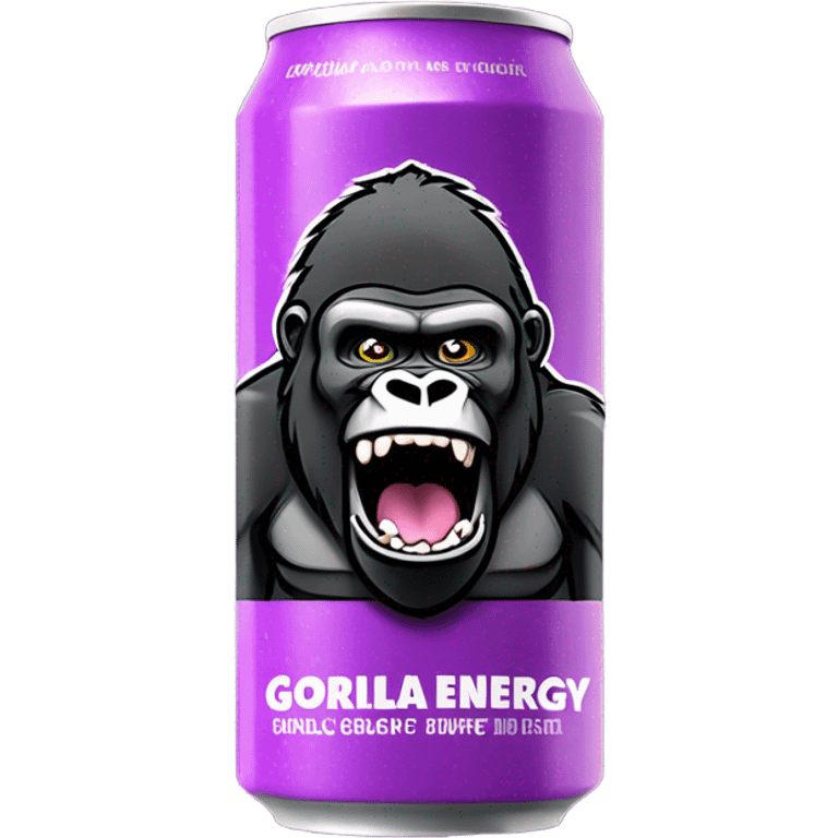 Gorillas grape Energy Drink  emoji