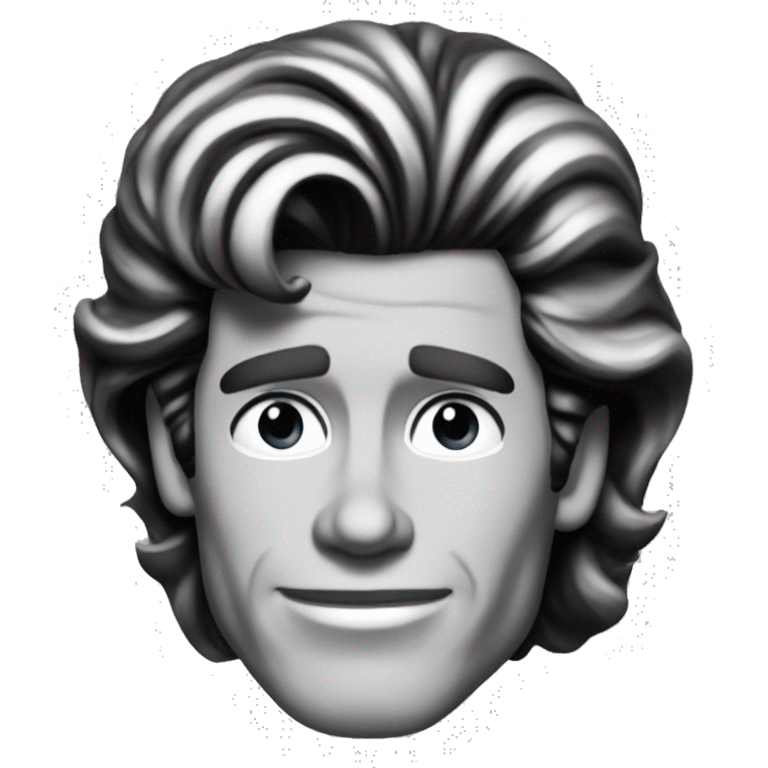 Jeff conaway grease with hair curled on forehead  emoji