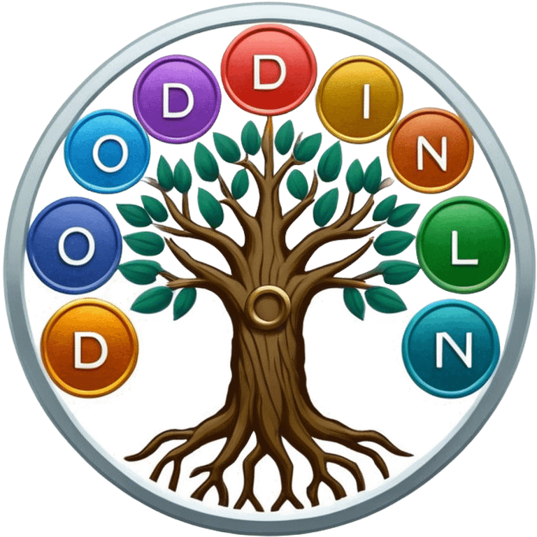 created a highly detailed but manly looking family genealogy logo with multiple colors and make sure to include the name Odlin emoji