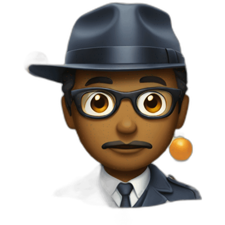 mandarine detective emoji